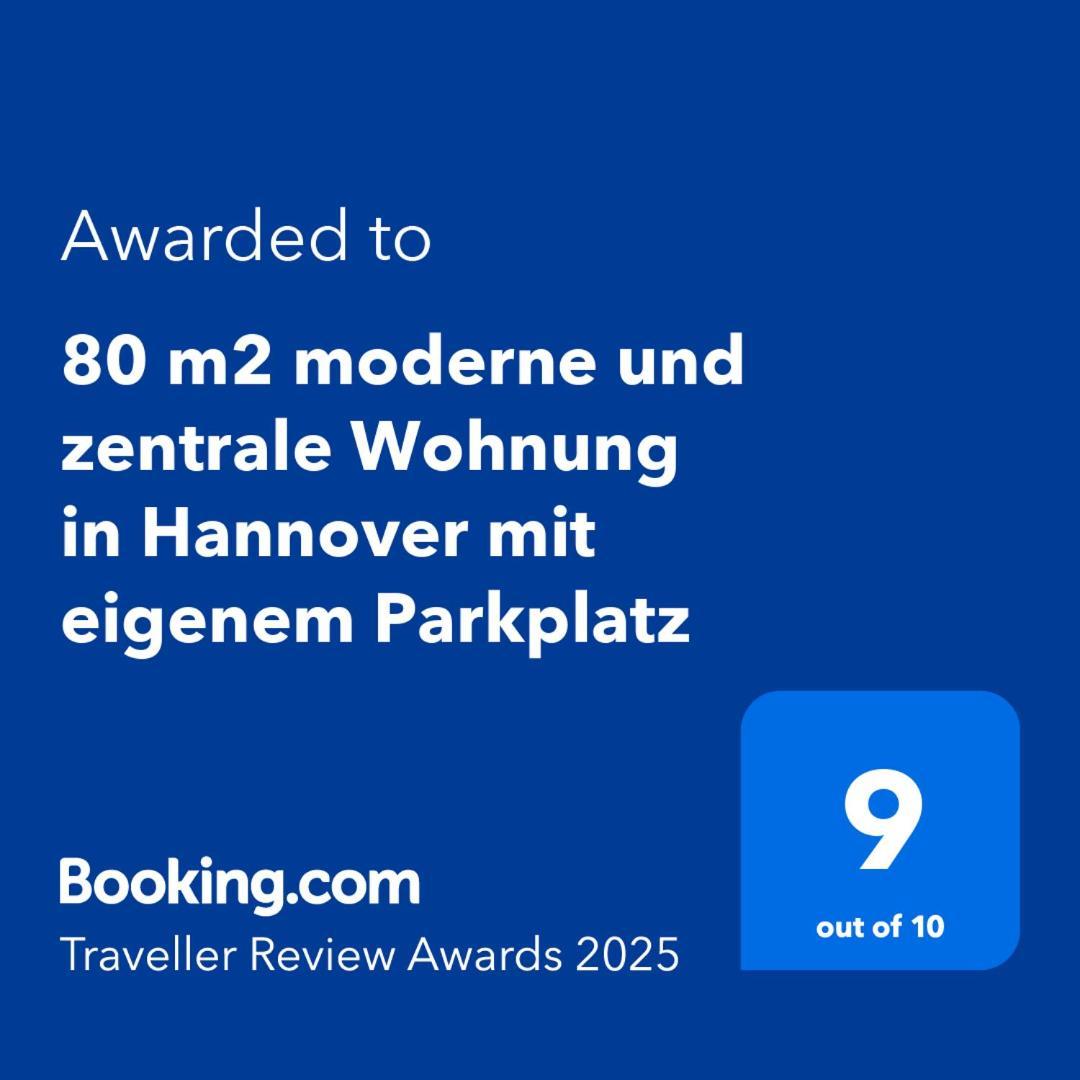 80 M2 Moderne Und Zentrale Wohnung In Hannover Mit Eigenem Parkplatz Ngoại thất bức ảnh